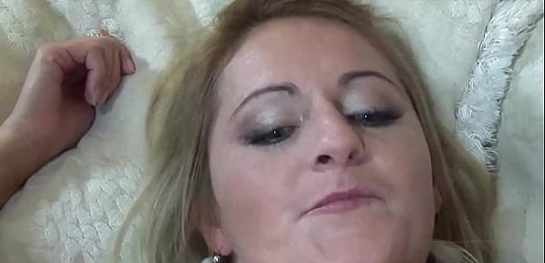  She works at the post office and in the evenings she fucks in front of the video camera